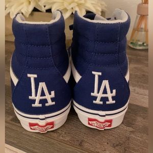 LA Dodgers High Top Vans